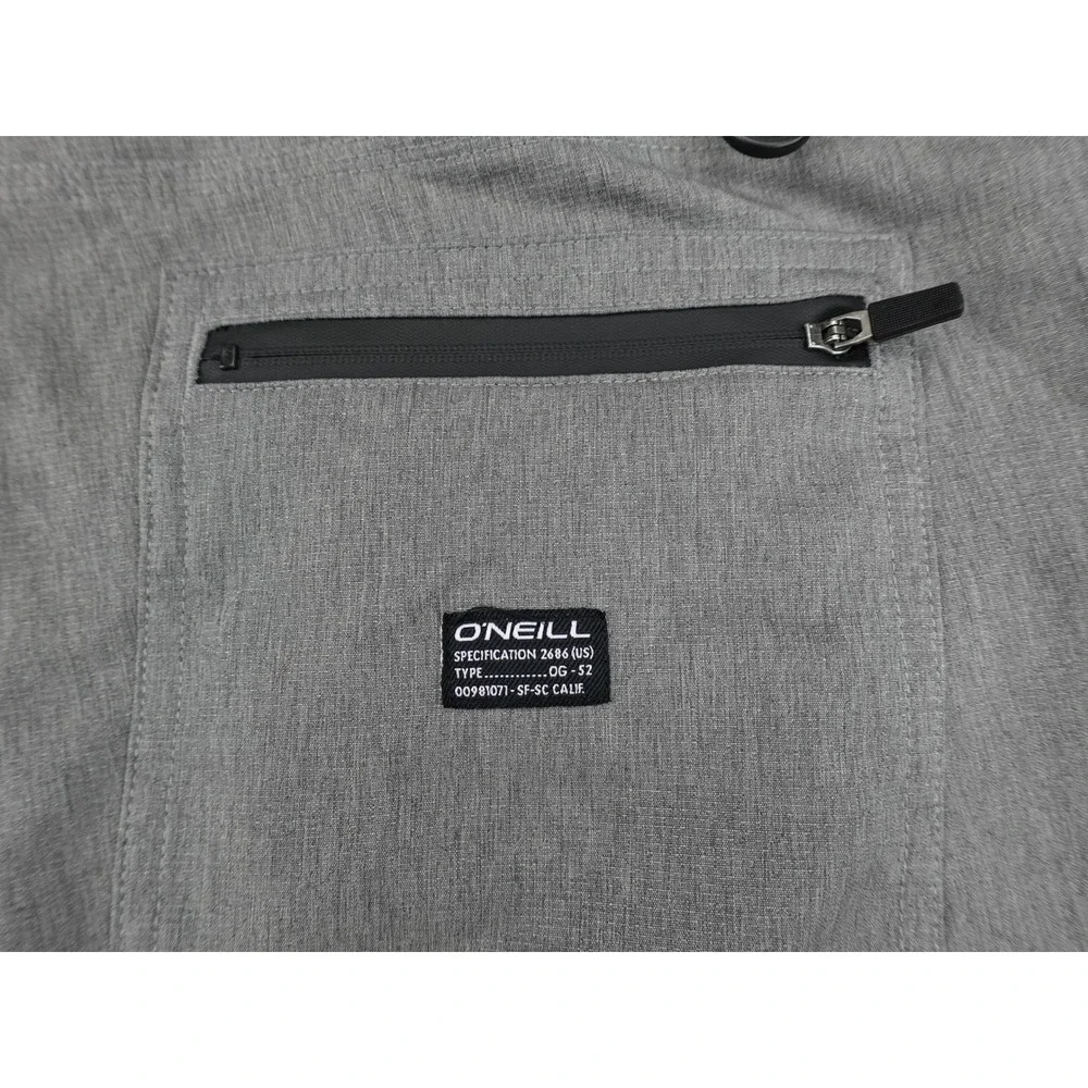 O'Neill‎ Hybrid Walk Shorts Mens 34 Grey Stretch Cargo Pockets